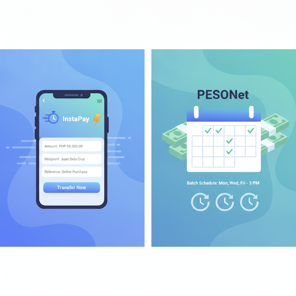 Illustration: Lili Royale InstaPay and PESONet Bank Withdrawal: Which Is Faster?