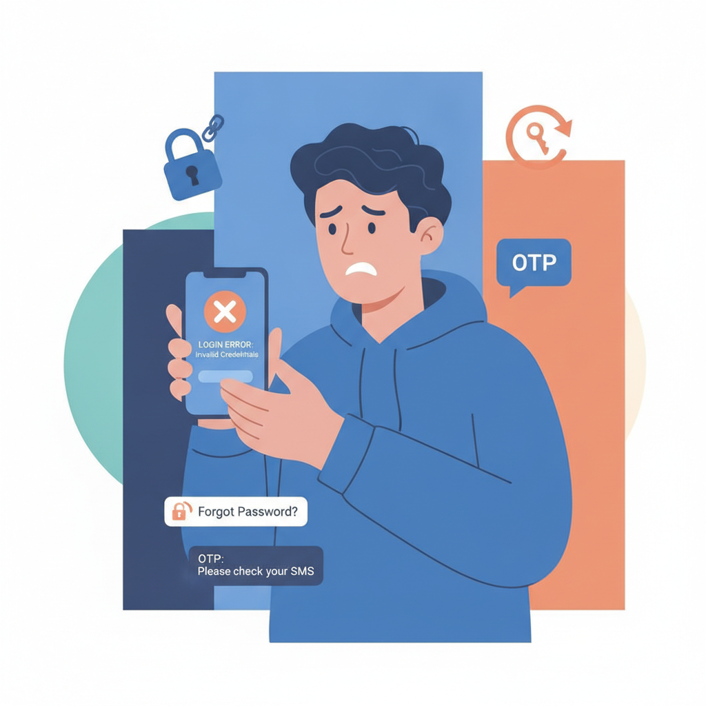 Illustration: Fix Lili Royale Login Problems: Forgot Password, Account Locked, Verification Errors